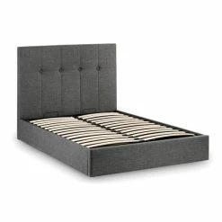 Coupon 💯 Julian Bowen Sorrento Slate Grey Upholstered Bed Frame 🔥 -Julian Bowen Sales Store 1000115032 alt02
