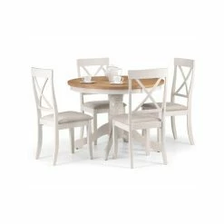 Best reviews of 😀 Julian Bowen Davenport Round Pedestal Table 😉 -Julian Bowen Sales Store 1000135378 alt03