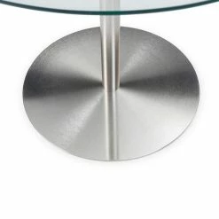 Promo 😍 Julian Bowen Milan Round Glass Table 😍 -Julian Bowen Sales Store 1000157352 alt02