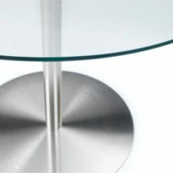 Promo 😍 Julian Bowen Milan Round Glass Table 😍 -Julian Bowen Sales Store 1000157352 alt03