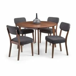 Best Pirce 😀 Julian Bowen Farringdon Set of 2 Dining Chairs Grey Linen ⌛ -Julian Bowen Sales Store 1000166194 alt04