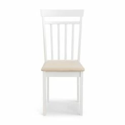 Deals ❤️ Julian Bowen Coast White Dining Table with 4 Chairs 😍 -Julian Bowen Sales Store 1000169292 alt03