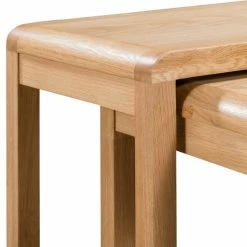 Wholesale ๐ Julian Bowen Curve Oak Nest Of Tables ๐ 9 Wholesale ๐ Julian Bowen Curve Oak Nest Of Tables ๐ -Julian Bowen Sales Store 1000169308 alt03