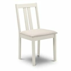 Budget 👍 Julian Bowen Rufford Two Tone Dining Table and 4 Ivory Chairs 🛒 -Julian Bowen Sales Store 1000169342 alt03
