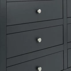 Best Sale 😀 Julian Bowen Radley 6 Drawer Chest, Dark Grey & Pine 😍 -Julian Bowen Sales Store 1000169858 alt04