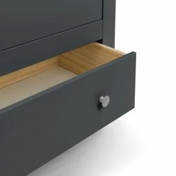 Promo 🛒 Julian Bowen Radley Double Wardrobe, Dark Grey & Pine 😉 -Julian Bowen Sales Store 1000169860 alt03