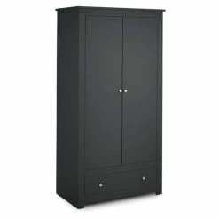 Promo 🛒 Julian Bowen Radley Double Wardrobe, Dark Grey & Pine 😉 -Julian Bowen Sales Store 1000169860 alt04