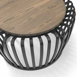 Buy ⌛ Julian Bowen Washington Round Coffee Table 😀 -Julian Bowen Sales Store 1000169875 alt03
