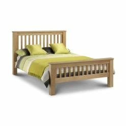 Best Sale 🔥 Julian Bowen Amsterdam Oak Bed Frame 👏