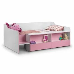 Best deal 😀 Julian Bowen Stella Pink Low Sleeper Bedstead 🔔