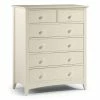 Best Pirce 🤩 Julian Bowen Cameo 6 Drawer Chest, Stone White & Pine 👏 -Julian Bowen Sales Store 30304306