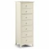 Brand new ⭐ Julian Bowen Cameo Slim 7 Drawer Chest, Stone White & Pine 👏 -Julian Bowen Sales Store 30304307