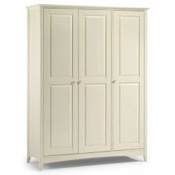 Wholesale 🤩 Julian Bowen Cameo Double Wardrobe, White & Pine 👏