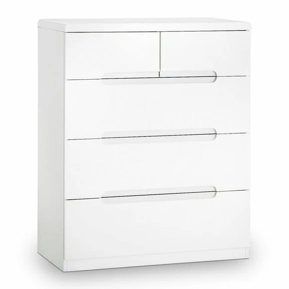 Promo ๐ Julian Bowen Manhattan 5 Drawer Chest, White ๐ 3 Promo ๐ Julian Bowen Manhattan 5 Drawer Chest, White ๐