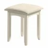 Wholesale 🔥 Julian Bowen Cameo 👗 Dressing Table Stool, White & Pine 💯 -Julian Bowen Sales Store 30520270