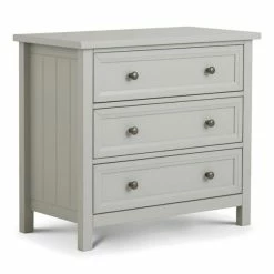 Cheap 🥰 Julian Bowen Maine 3 Drawer Chest, Grey 👍