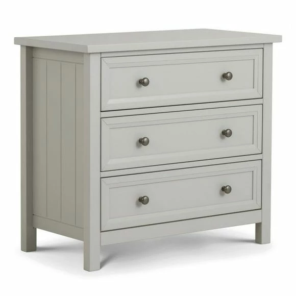 Cheap 🥰 Julian Bowen Maine 3 Drawer Chest, Grey 👍 3 Cheap 🥰 Julian Bowen Maine 3 Drawer Chest, Grey 👍