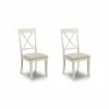 Top 10 ⌛ Julian Bowen Davenport Set of 2 Dining Chairs Ivory Suede Effect 👍 -Julian Bowen Sales Store 30667049