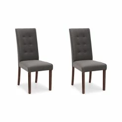 Wholesale ๐ฏ Julian Bowen Madrid Set of 2 Dining Chairs Grey Velvet ๐งจ