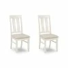 Promo 🛒 Julian Bowen Pembroke Set of 2 Dining Chairs White 🎉 -Julian Bowen Sales Store 30667063
