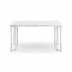 Flash Sale ๐ Julian Bowen Positano Marble & Chrome Dining Table ๐