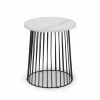 Best reviews of 😉 Julian Bowen Broadway Round White Faux Marble Lamp Table 🛒