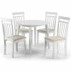 Deals ❤️ Julian Bowen Coast White Dining Table with 4 Chairs 😍 -Julian Bowen Sales Store 30705723