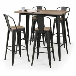 Best deal 👍 Julian Bowen Grafton Bar Set with 4 Stools 🔥