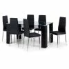 Flash Sale 🛒 Julian Bowen Greenwich Dining Table with 6 Chairs ✨ -Julian Bowen Sales Store 30705759