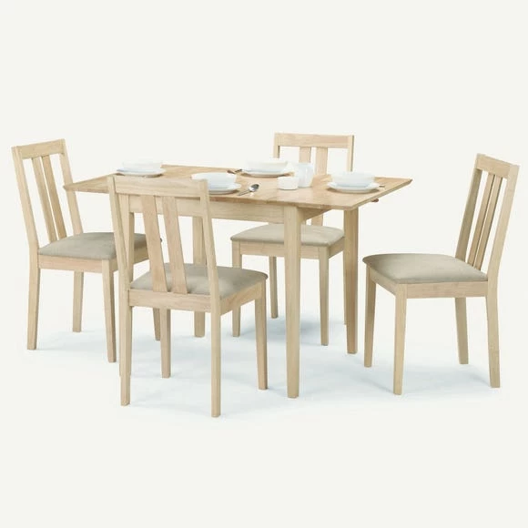 Budget 🛒 Julian Bowen Rufford Dining Table and 4 Chairs 🔥 3 Budget 🛒 Julian Bowen Rufford Dining Table and 4 Chairs 🔥