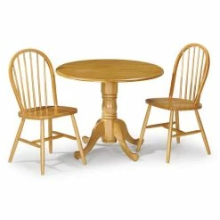 Best deal 🧨 Julian Bowen Dundee Dining Table with 2 Windsor Chairs 🎁