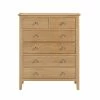 New ⌛ Julian Bowen Cotswold 6 Drawer Chest, Oak ❤️ -Julian Bowen Sales Store 30708594