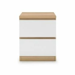 Top 10 🛒 Julian Bowen Jupiter 2 Drawer Bedside Table, White 🧨