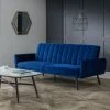 Discount 🧨 Julian Bowen Afina Clic-Clac Velvet Sofa Bed 👍 -Julian Bowen Sales Store 30763319