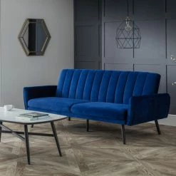 Discount 🧨 Julian Bowen Afina Clic-Clac Velvet Sofa Bed 👍