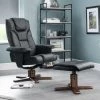 Best deal 🧨 Julian Bowen Malmo Faux Leather Swivel Recliner and Stool 🔥 -Julian Bowen Sales Store 30763437