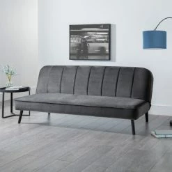 Best Pirce 🎁 Julian Bowen Miro Velvet Clic Clac Sofa Bed 🌟