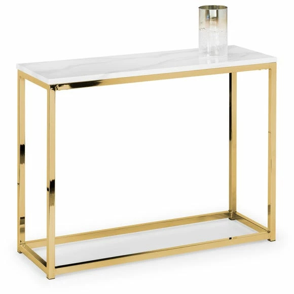 Best reviews of ๐งจ Julian Bowen Scala Marble Effect Gold Console Table ๐ 4 Best reviews of ๐งจ Julian Bowen Scala Marble Effect Gold Console Table ๐ - Image 2