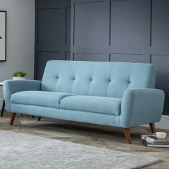 Cheapest ✨ Julian Bowen Monza Linen Small 3 Seater Sofa ✔️