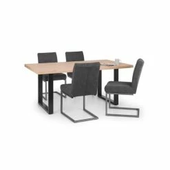 Best Pirce 😍 Julian Bowen Berwick Rectangular Dining Table Oak 🎉 -Julian Bowen Sales Store 30794140 alt05