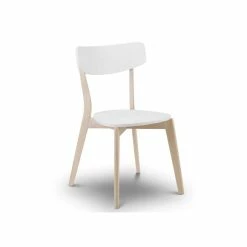 Deals 🛒 Julian Bowen Blanco Round White Pedestal Dining Table with 4 Casa Dining Chairs 🔥 -Julian Bowen Sales Store 30794147 alt05