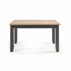 Coupon 🔥 Julian Bowen Bordeaux Extendable Dining Table Dark Grey 👏 -Julian Bowen Sales Store 30794152 alt02