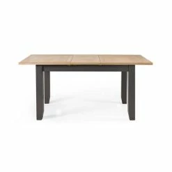 Coupon 🔥 Julian Bowen Bordeaux Extendable Dining Table Dark Grey 👏 -Julian Bowen Sales Store 30794152 alt03