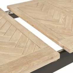 Coupon 🔥 Julian Bowen Bordeaux Extendable Dining Table Dark Grey 👏 -Julian Bowen Sales Store 30794152 alt05