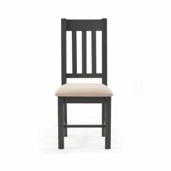 Cheap 👍 Julian Bowen Bordeaux Set of 2 Dining Chairs Dark Grey ⭐