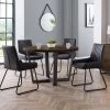 Best Pirce 🌟 Julian Bowen Brooklyn Round Dining Table Dark Oak ⭐ -Julian Bowen Sales Store 30794158