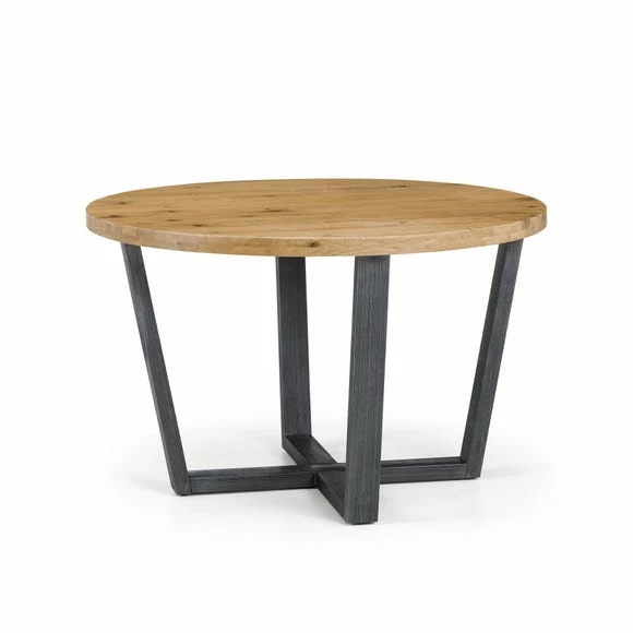 Discount ๐ Julian Bowen Brooklyn Round Dining Table with 4 Monroe Chairs ๐งจ 4 Discount ๐ Julian Bowen Brooklyn Round Dining Table with 4 Monroe Chairs ๐งจ - Image 2