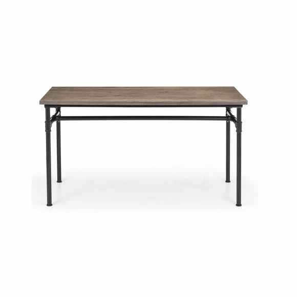 Brand new ✔️ Julian Bowen Carnegie Rectangular Dining Table Mocha Elm 😉 4 Brand new ✔️ Julian Bowen Carnegie Rectangular Dining Table Mocha Elm 😉 - Image 2