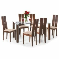 Best deal ✨ Julian Bowen Cayman Rectangular Dining Table with 6 Dining Chairs 🔥