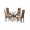 Best reviews of 🌟 Julian Bowen Chelsea Small Round Glass Dining Table with 4 Cayman Dining Chairs ✨ -Julian Bowen Sales Store 30794182